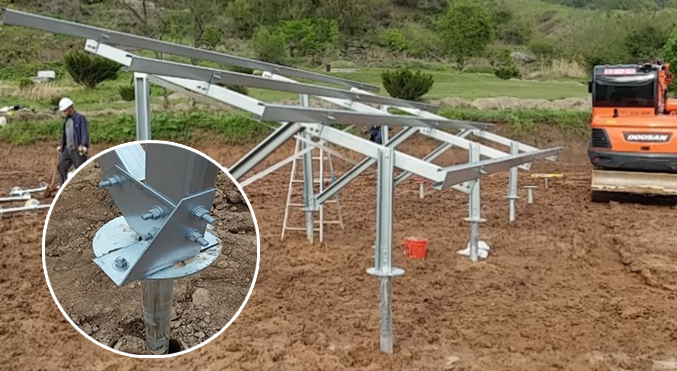Helical Pile with Grouting